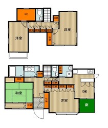 西東京市中町5丁目戸建の物件間取画像